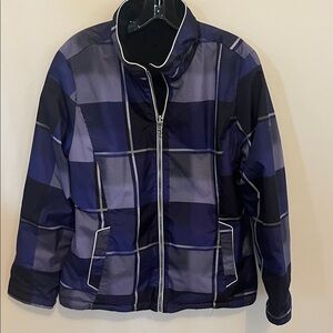 ZeroXposur Women's Purple Plaid Ski Jacket